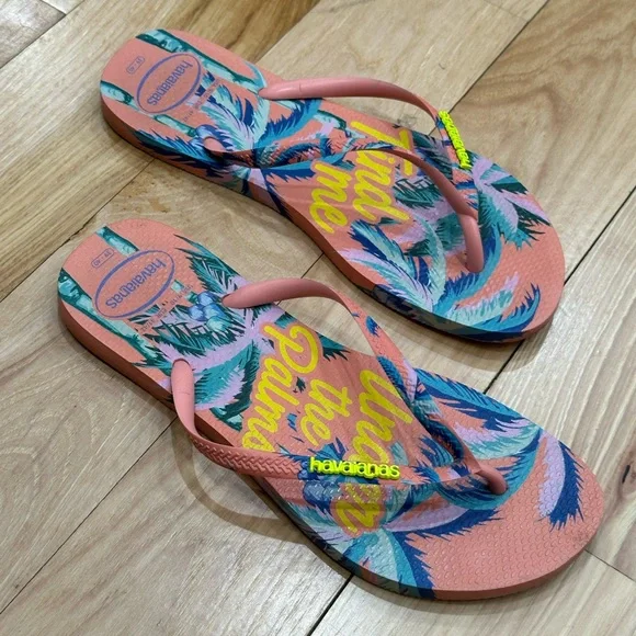 HAVAIANAS - Tropical FlipFlop Womens 9 T7 - Picture 2 of 6